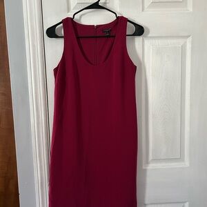 Ann Taylor Rich Red Midi Dress